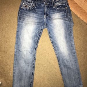 Miss me mid rise easy cropped jeans size 30